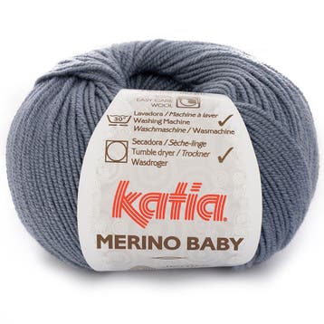 Katia Concept Merino Baby - 67 grijsblauw - Wol Garen, Ophalen of Verzenden, Nieuw