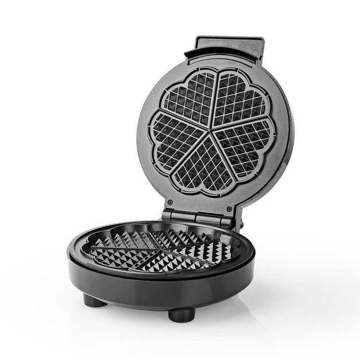 wafelijzer hartsvorm - 1000 Watt - Cool touch-behuizing, Witgoed en Apparatuur, Wafelijzers, Nieuw, Ophalen of Verzenden