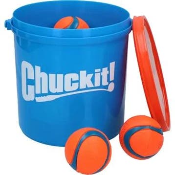 Chuckit Bucket met Ultra Ball - Medium - 8 stuks, Verzenden, Nieuw