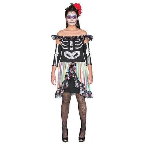Day of the dead jurkje - Catrina, Hobby en Vrije tijd, Feestartikelen, Feestartikel, Nieuw, Verzenden