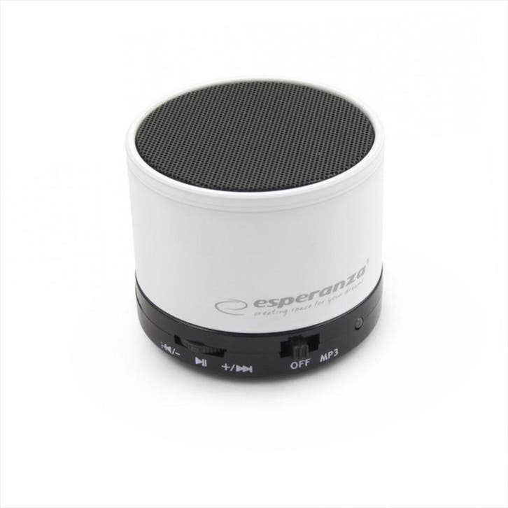 Esperanza EP115W Bluetooth Speaker RITMO Wit, Audio, Tv en Foto, Luidsprekers, Nieuw, Ophalen of Verzenden