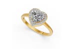 Ring - 14 karaat Geel goud - 2.61ct. tw. Diamant (Lab-grown), Nieuw