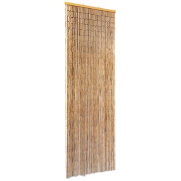 Vliegengordijn Bamboe 56x185cm - Retourdeal 34% Korting, Minder dan 80 cm, Hordeur, Minder dan 200 cm, Ophalen of Verzenden