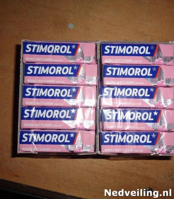 50 Pakjes Stimorol bubble mint sugar free