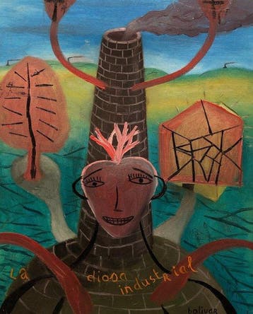 Luis Pablo Bolívar (1957) - La Déesse Industrielle, Antiek en Kunst