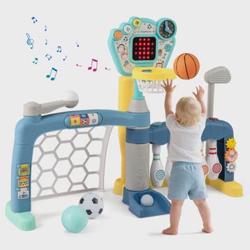 5-in-1 Peuter Sport Speelgoed: Basketbal, Voetbal, Golf, Bow, Verzenden, Nieuw