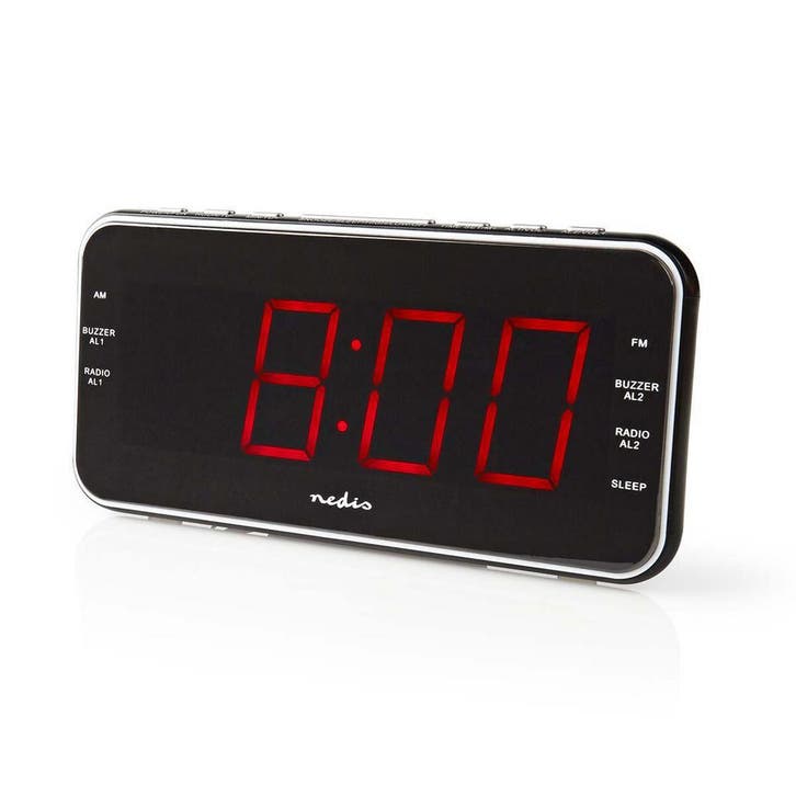 Digitale FM Wekker radio | LED display | 20 Voorkeurzenders, Witgoed en Apparatuur, Wekkers, Nieuw, Verzenden