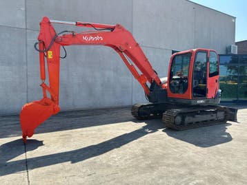Veiling: Rupsgraafmachine Kubota KX185-3 2015, Ophalen, Graafmachine