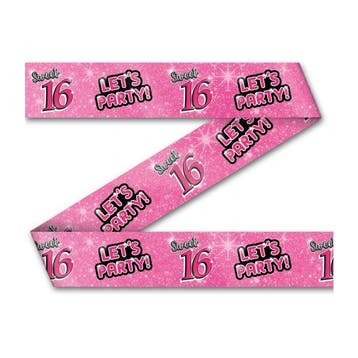 Afzetlint Sweet 16 Roze (12m), Ophalen of Verzenden, Nieuw