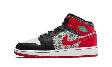 Air Jordan 1 Mid SE Ugly Christmas Sweater (GS), Nieuw