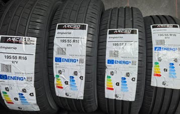 195/55r16 87V Dot26 Made in Europe A merk banden, Ophalen, 16 inch, Nieuw, Band(en)