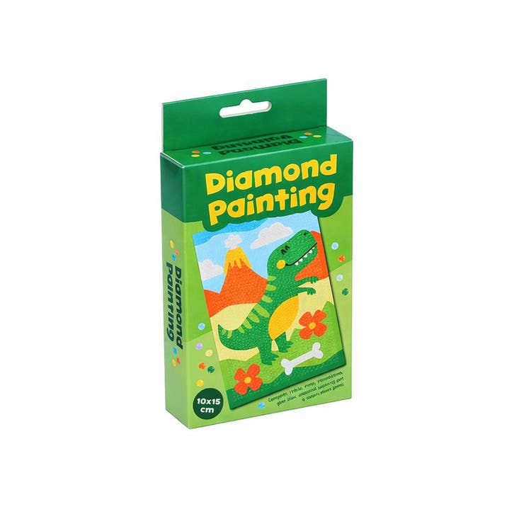 Diamond painting setje voor kinderen (10x15 cm, dino), Doe-het-zelf en Verbouw, Gereedschap | Handgereedschap, Nieuw, Ophalen of Verzenden
