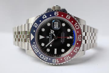 Horloge Rolex GMT-Master ll NIEUW, VOLLEDIG IN DE STIKKERS, Staal, Polshorloge, Nieuw, Ophalen of Verzenden