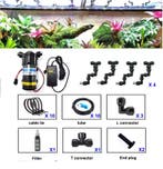 Terrarium Mist Systeem voor Reptielen – Automatische Sproeie, Verzenden, Nieuw
