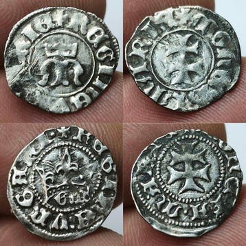 . Europa Mary, Queen of Medieval Hungary (1386-1395). Denar