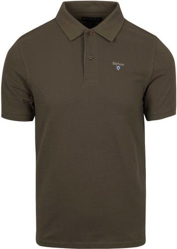 Barbour Basic Polo Legergroen maat S Heren, Barbour, Verzenden, Nieuw, Groen