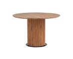 Eettafel Congo Rond 120 cm Acacia - Naturel, Huis en Inrichting, Tafels | Eettafels, Ophalen of Verzenden, Nieuw
