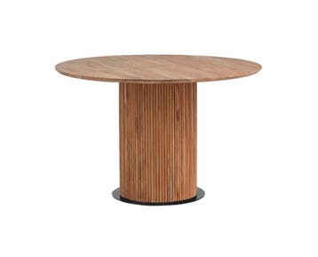 Eettafel Congo Rond 120 cm Acacia - Naturel, Ophalen of Verzenden, Nieuw