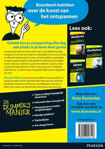 Ontspannen voor dummies / Voor Dummies 9789043026116, Boeken, Verzenden, Gelezen, Shamash Alidina