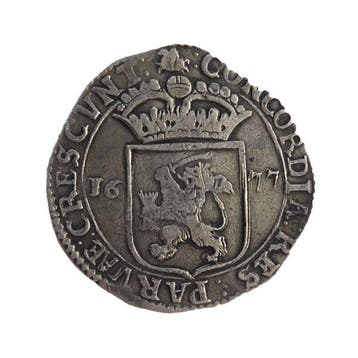 Nederland, Kampen Zilveren Dukaat 1677 (RRR)