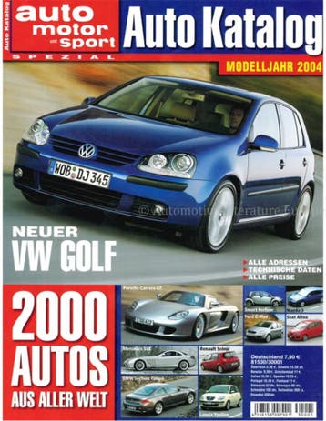 2004 AUTO KATALOG DUITS 47, Boeken, Nieuw, Author