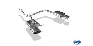 FOX Seat Leon 5F ST - starre achteras einddemper rechts/link, Verzenden, Nieuw