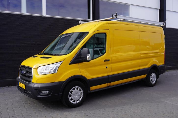Ford Transit 2.0 TDCI L3H2 EURO 6, Auto's, Bestelauto's, Onderhoudsboekje, Lease, Zwart, Handgeschakeld, Overige kleuren, Financial lease