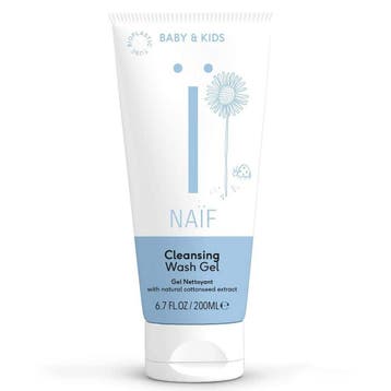 Naïf Baby & Kids Cleansing Wash Gel - 200ml, Ophalen of Verzenden, Nieuw, Shampoo of Conditioner