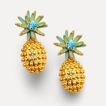 Oscar De La Renta - Verguld - Oorbellen - cactus