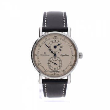 Chronoswiss Regulateur CH1223; Automatisch heren horloge..., Overige merken, Leer, Polshorloge, Ophalen of Verzenden
