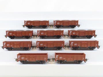 Trix Express H0 - o.a. 4377 - Modeltrein goederenwagon (10), Nieuw