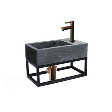 Sani Royal Fontein Frame Mat Zwart Natuursteen, Nieuw