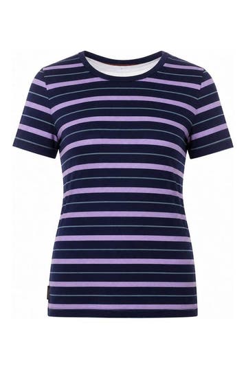Icebreaker T-shirt in maat S Blauw, Icebreaker, Verzenden, Zo goed als nieuw, Blauw