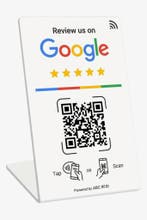NFC Google Review Balie bord – Direct Reviews via Tap, Verzenden, Nederland
