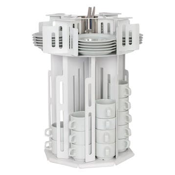GGM Gastro | Bekerhouder - RVS - roterend - Ø80mm & Ø150mm |, Verzenden