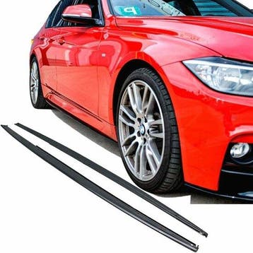 Performance look aanzet sideskirts glanzend zwart passend..., Verzenden, Nieuw
