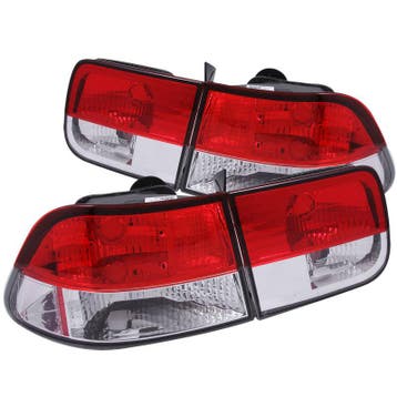 ANZO 1996-2000 Honda Civic Taillights Red/Clear, Auto-onderdelen, Ophalen of Verzenden, Nieuw