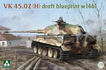 TAKOM 2191 VK 45.02 (H) DRAFT BLUEPRINT W 1461 1/35, Verzenden, Nieuw