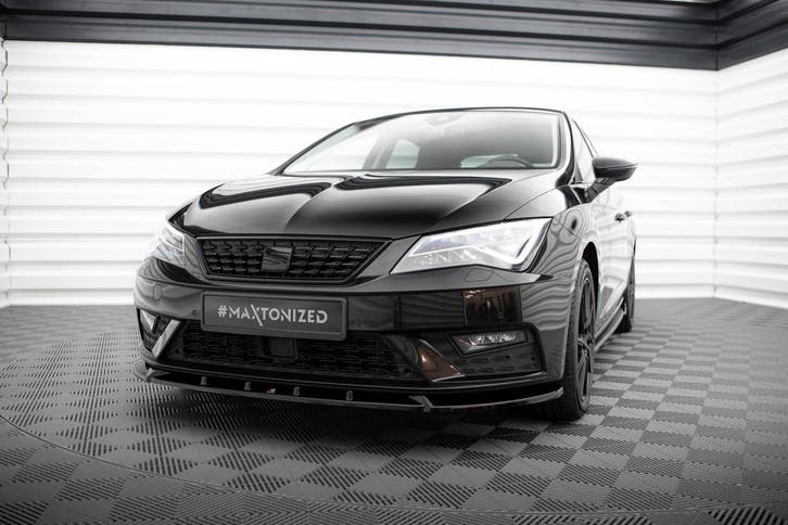Front Splitter V.1 Seat Leon Mk3 Facelift, Auto diversen, Tuning en Styling, Verzenden