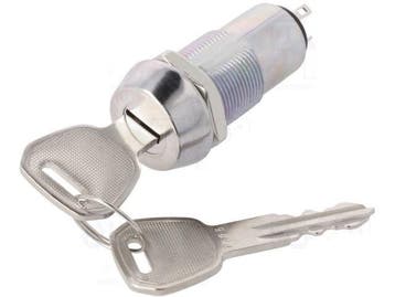 Schakelaar met sleutel - Ø19mm / 50mm - ON-ON, Ophalen of Verzenden, Nieuw, Schakelaar