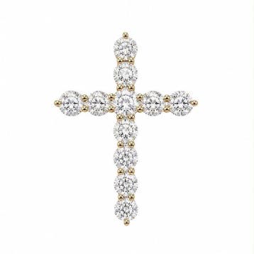 Zonder minimumprijs - Hanger - 14 karaat Geel goud - 2.10ct.