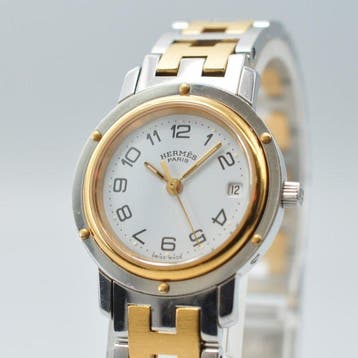 Hermès - Clipper - Zonder minimumprijs - CL3.240 - Dames -, Sieraden, Tassen en Uiterlijk, Horloges | Heren, Nieuw