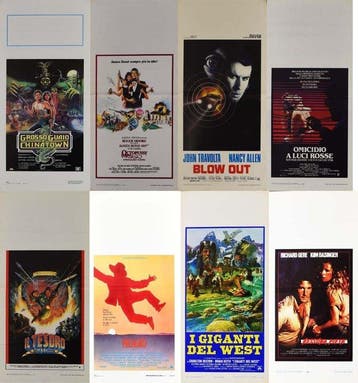 Vintage 1980s Original Italian Posters Lot - Italian, Nieuw