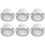 LED Veranda Spot Verlichting 6 Stuks - Brinton Glowix - 3W, Ophalen of Verzenden, Nieuw, Plafondspot of Wandspot, Led