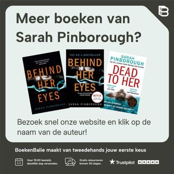 Wat jij niet ziet - Sarah Pinborough 9789044363609, Boeken, Verzenden, Gelezen, Sarah Pinborough