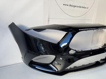 MERCEDES A KLASSE W177 AMG VOORBUMPER 9696 NACHTZWART, Auto-onderdelen, Ophalen, Gebruikt, Voor, Mercedes-Benz