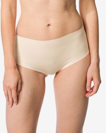 HEMA Dames tailleslip micro rib ultimate comfort naturel, Kleding | Dames, Ondergoed en Lingerie, Verzenden