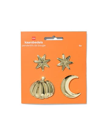 HEMA Kaarsbedels pompoen - 4 stuks, Verzenden, Nieuw