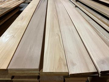Red Cedar-boeidelen-deklijsten-sierlijst-volhout&onbehandeld, Ophalen, Minder dan 25 mm, Nieuw, Plank