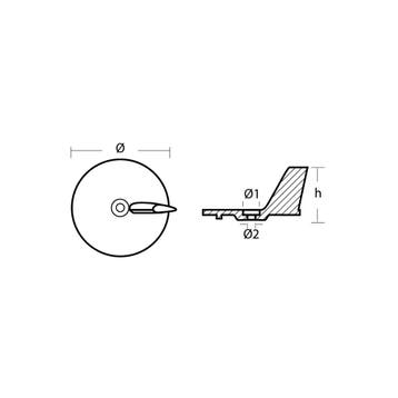 Skeg voor Mariner 10-50 PK Yamaha 20-50 PK Magnesium, Ophalen of Verzenden, Nieuw, Motor en Techniek, Zeilboot of Motorboot